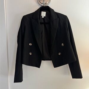 Joie XS Designer Blazer Neutral | Tailored Minimalist Jacket Capsule Wardrobe